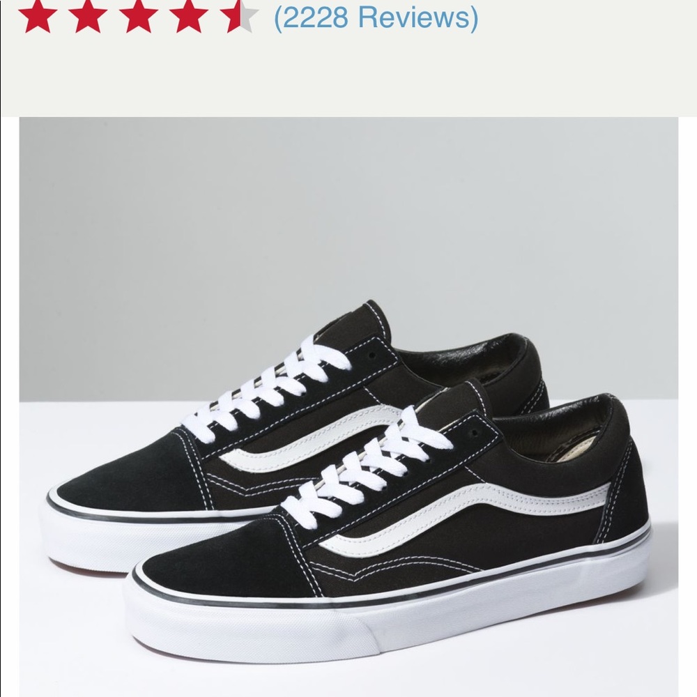 Old Skool Vans size US women 8.5/US men’s 7.0